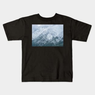 A Snowy Start to the Last Day of Summer Kids T-Shirt